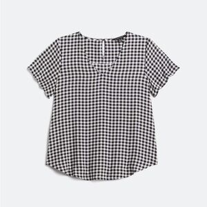 41 Hawthorn Zari V-Neck Flutter Sleeve Blouse